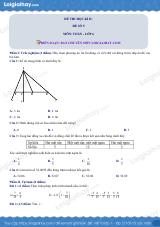 Đề thi học kì 2 Toán 6 - Đề số 5 - Chân trời sáng tạo